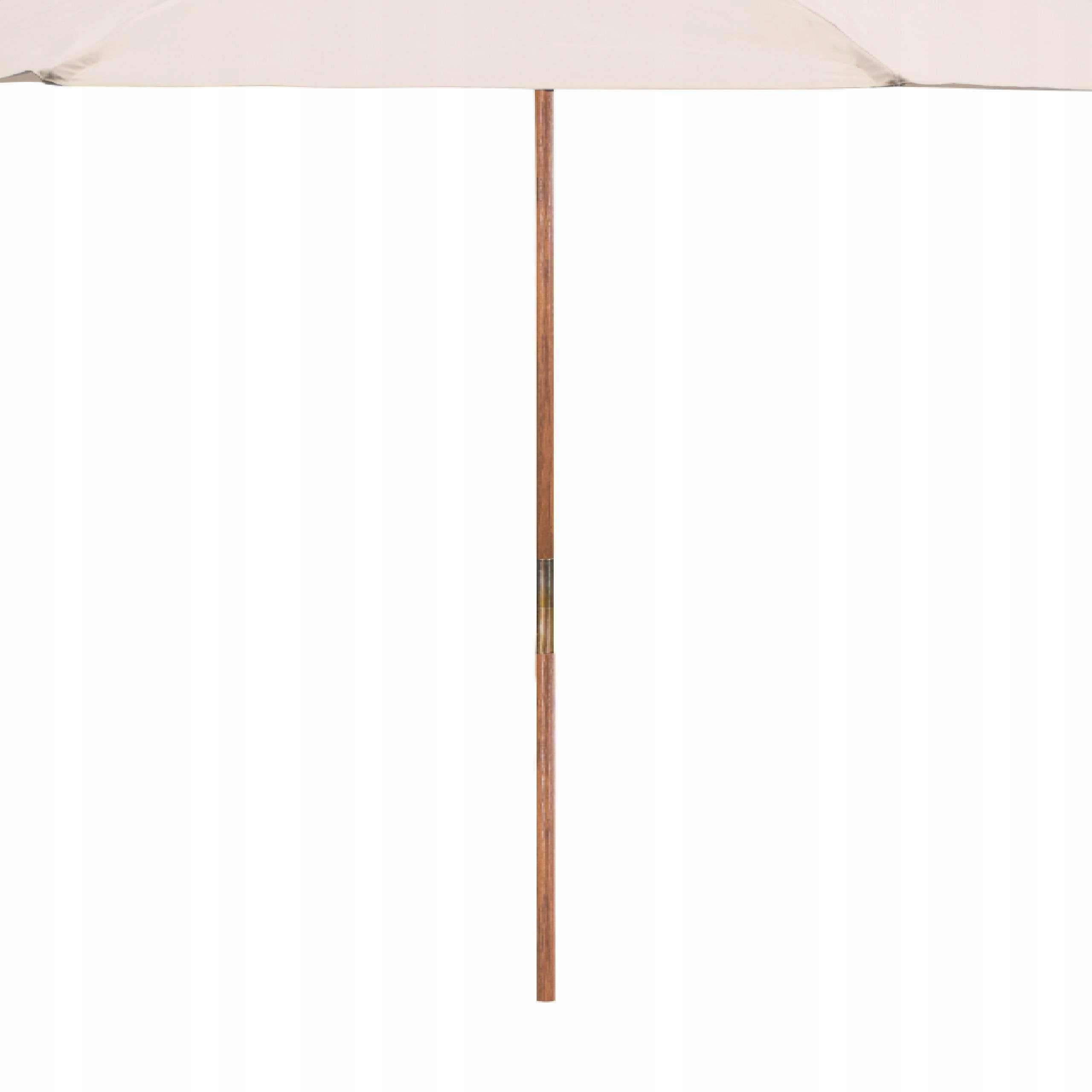 Garden Umbrella Round 3m Fieldmann FDZN 4015 Folding Cream Color beige
