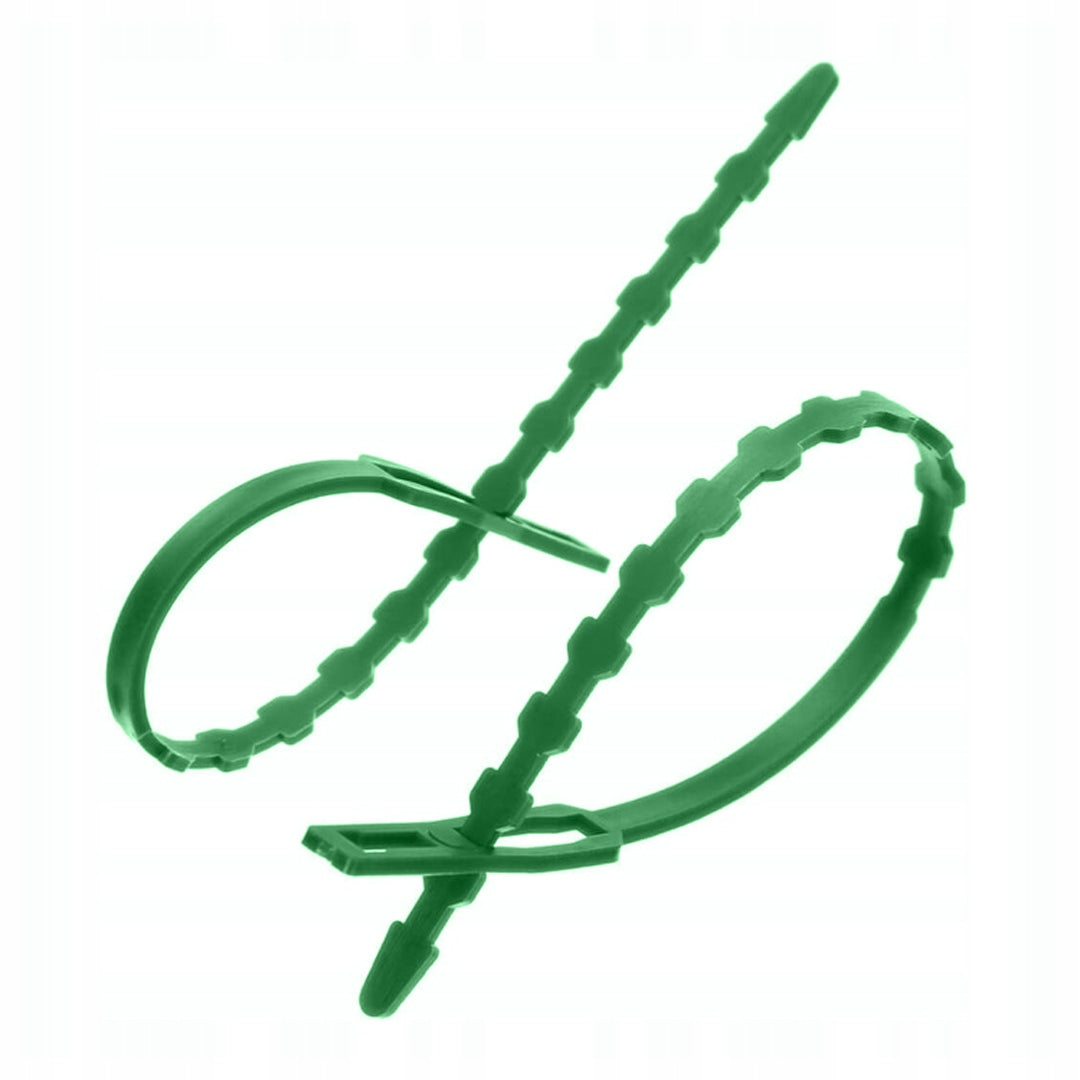 Garden clips, adjustable clips, tomato stem holder, 20 pcs, green Color green