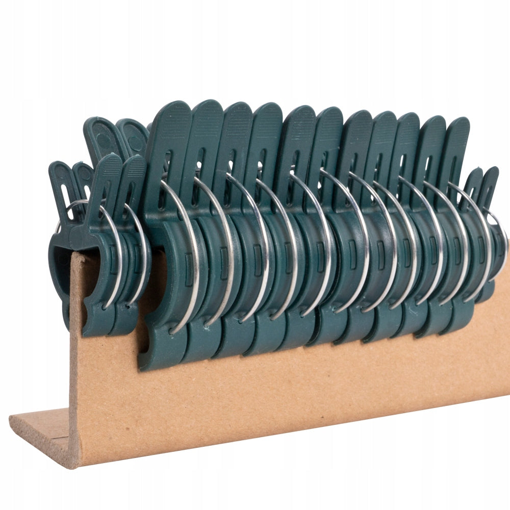 Garden clips for plants Green clips MIX sizes 20 pcs. Dominant material plastic