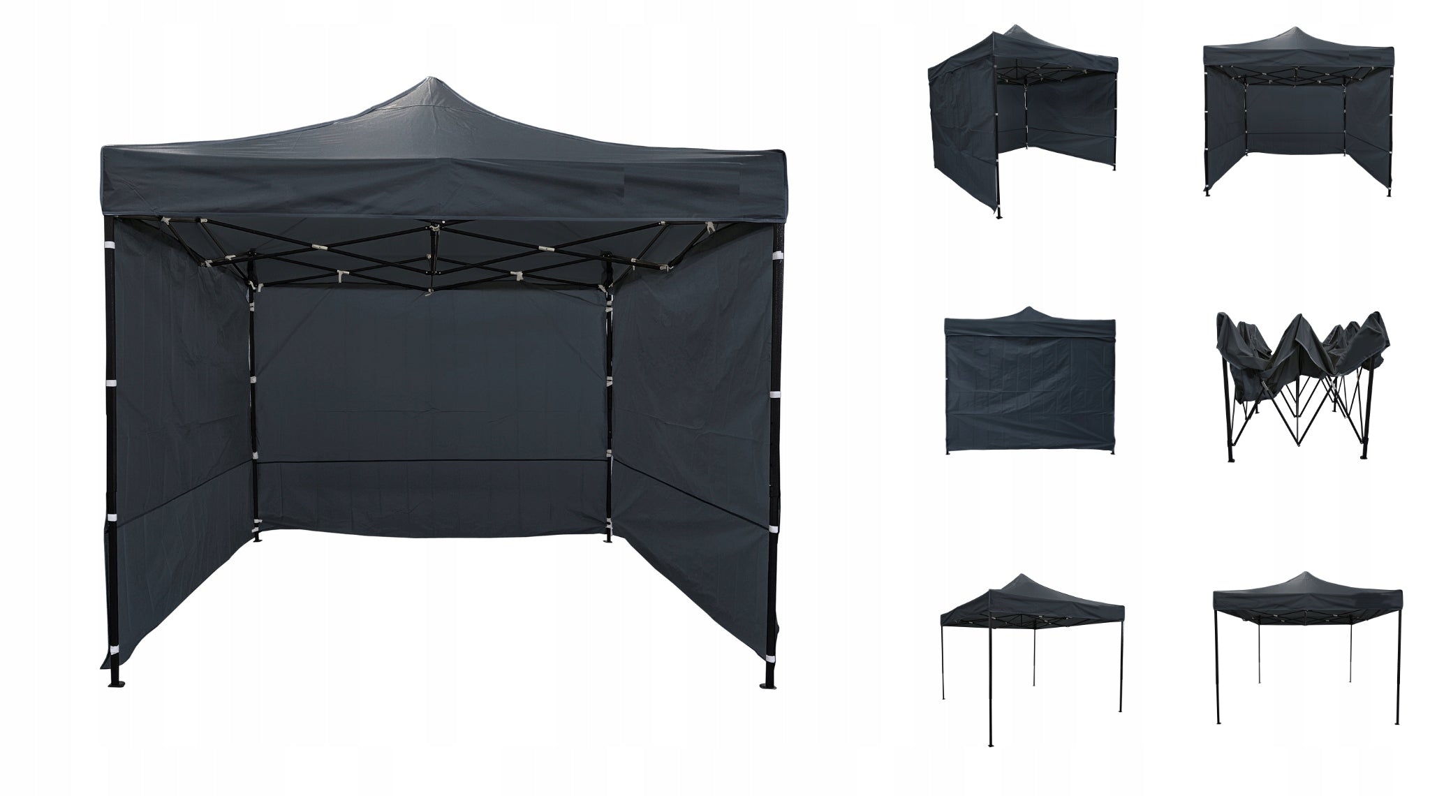 Garden commercial scissor tent NAMAXA ECO LINE 2x2 + 3 walls Length 2 m