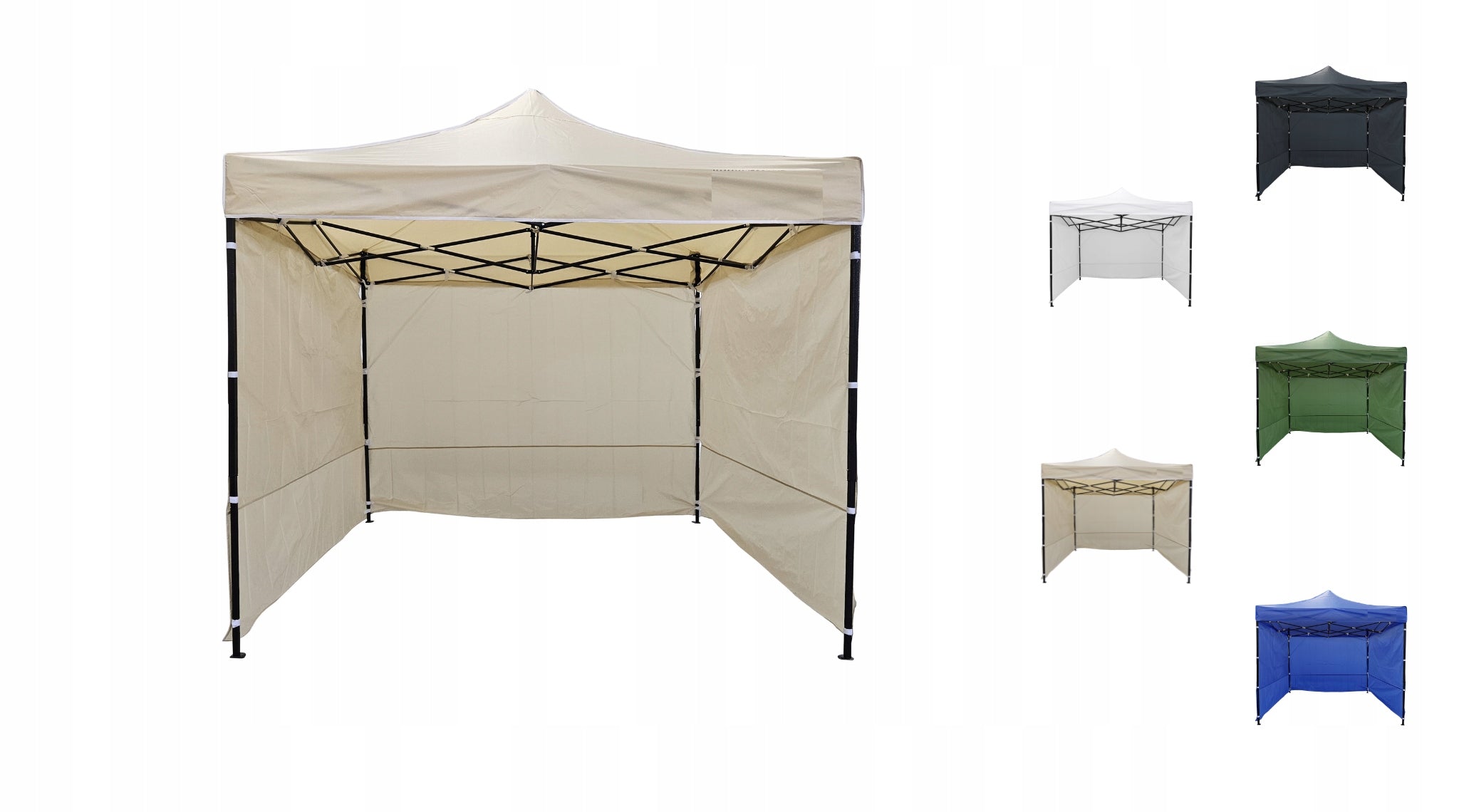 Garden commercial scissor tent NAMAXA ECO LINE 2x2 + 3 walls