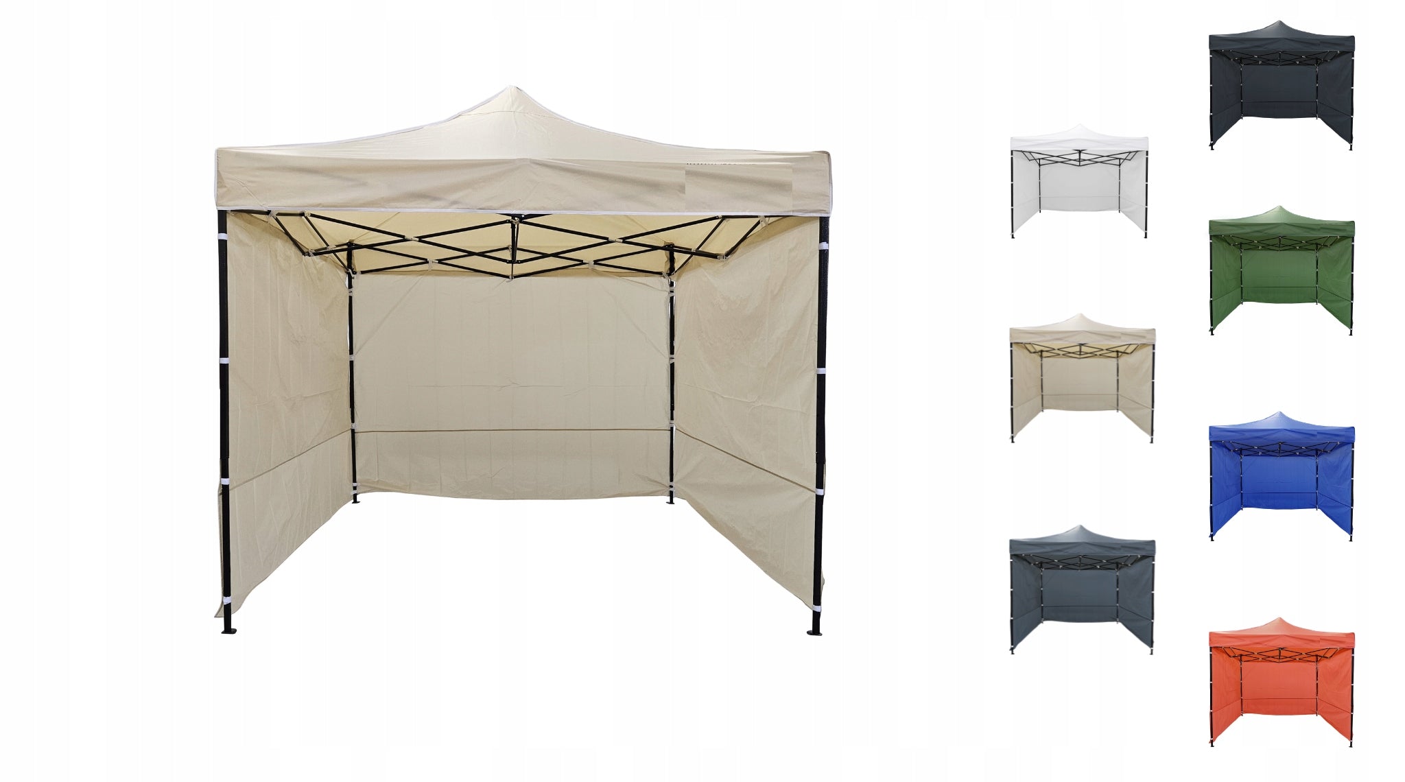 Garden commercial scissor tent NAMAXA ECO LINE 3x3 + 3 walls