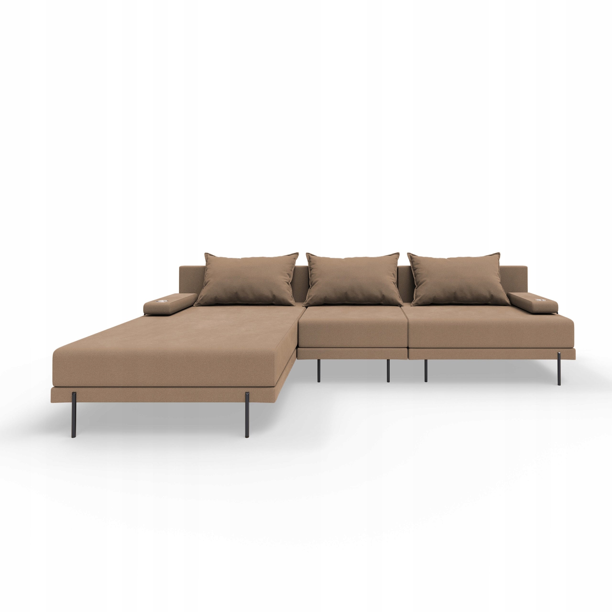 Garden corner sofa Bahama S Beige 297x 175 cm Seating set Left Packaging status original
