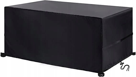 Garden cover for set 213 x 132 x 74 cm black