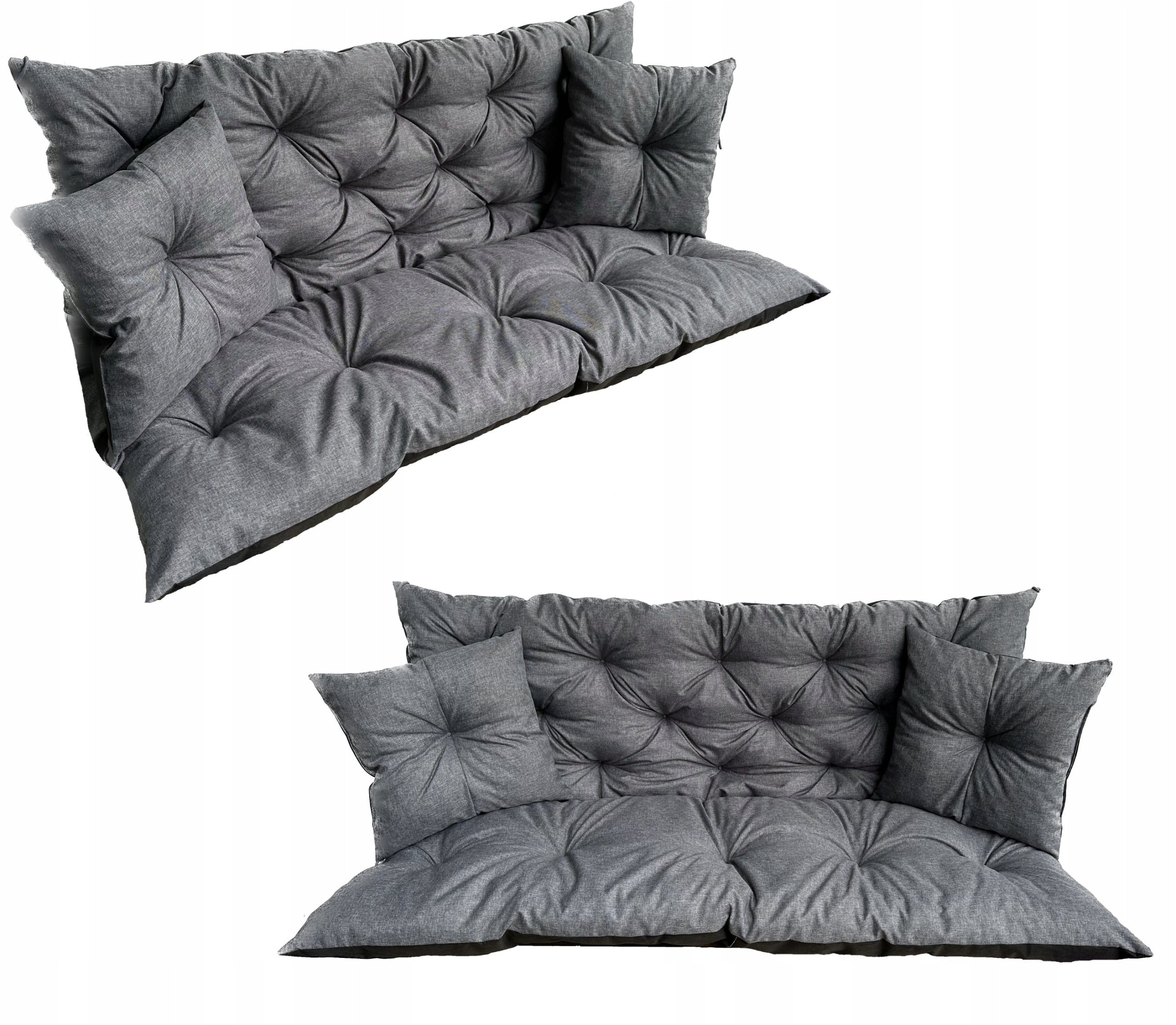 Garden cushion for swing 120x60x50 + 2x 40x40 made in Poland
