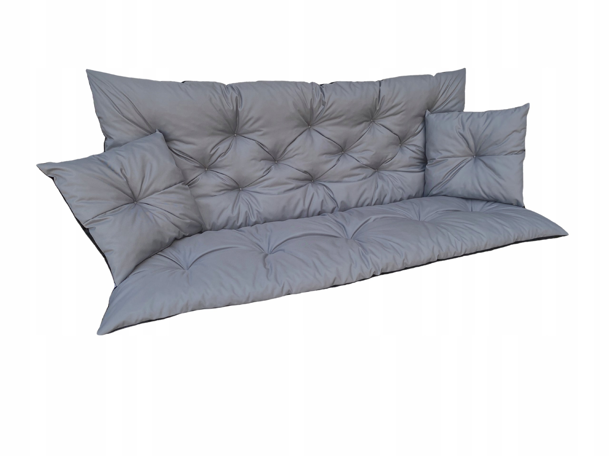 Garden cushion for swing bench pallet 120x60x50 + 2 pillows 40x40 Manufacturer code Poduszki ogrodowe 120x60x50+2P SZA
