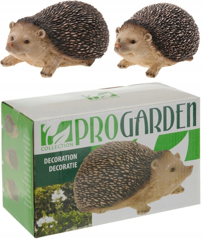 Garden figurine HEDGEHOG like a living 20 cm hedgehog for garden to pot decoration Packaging status original