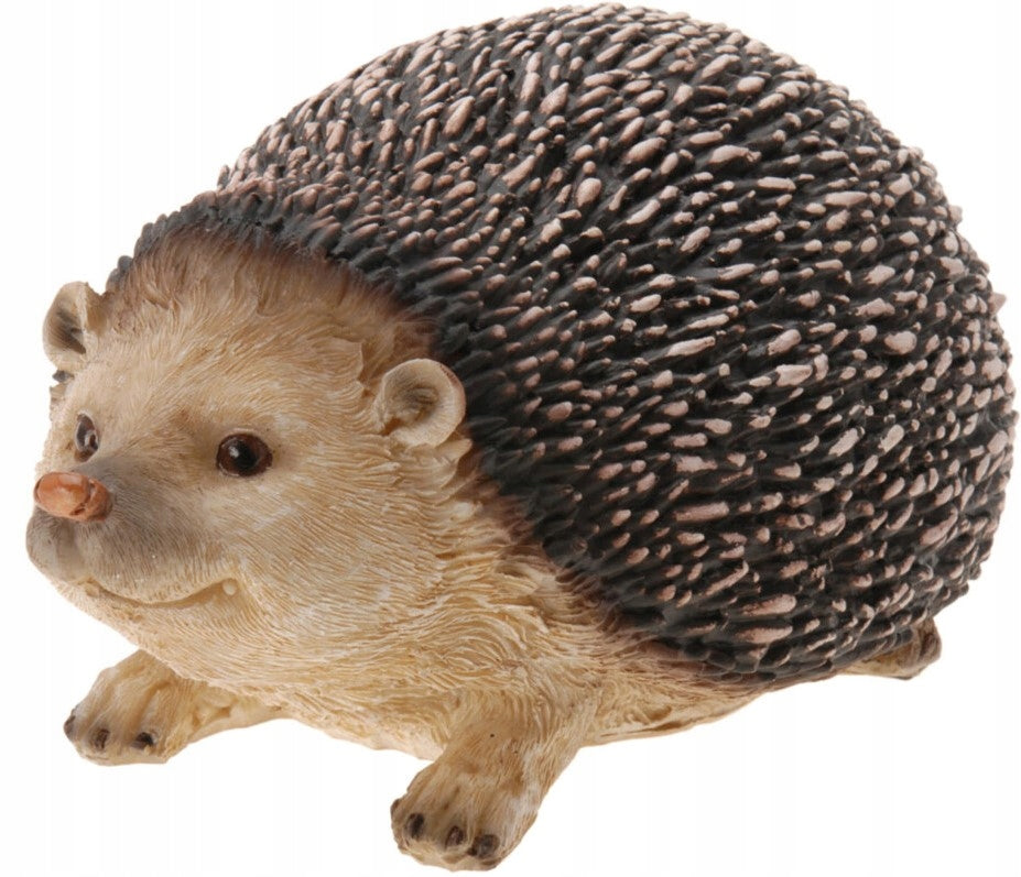 Garden figurine HEDGEHOG like a living 20 cm hedgehog for garden to pot decoration