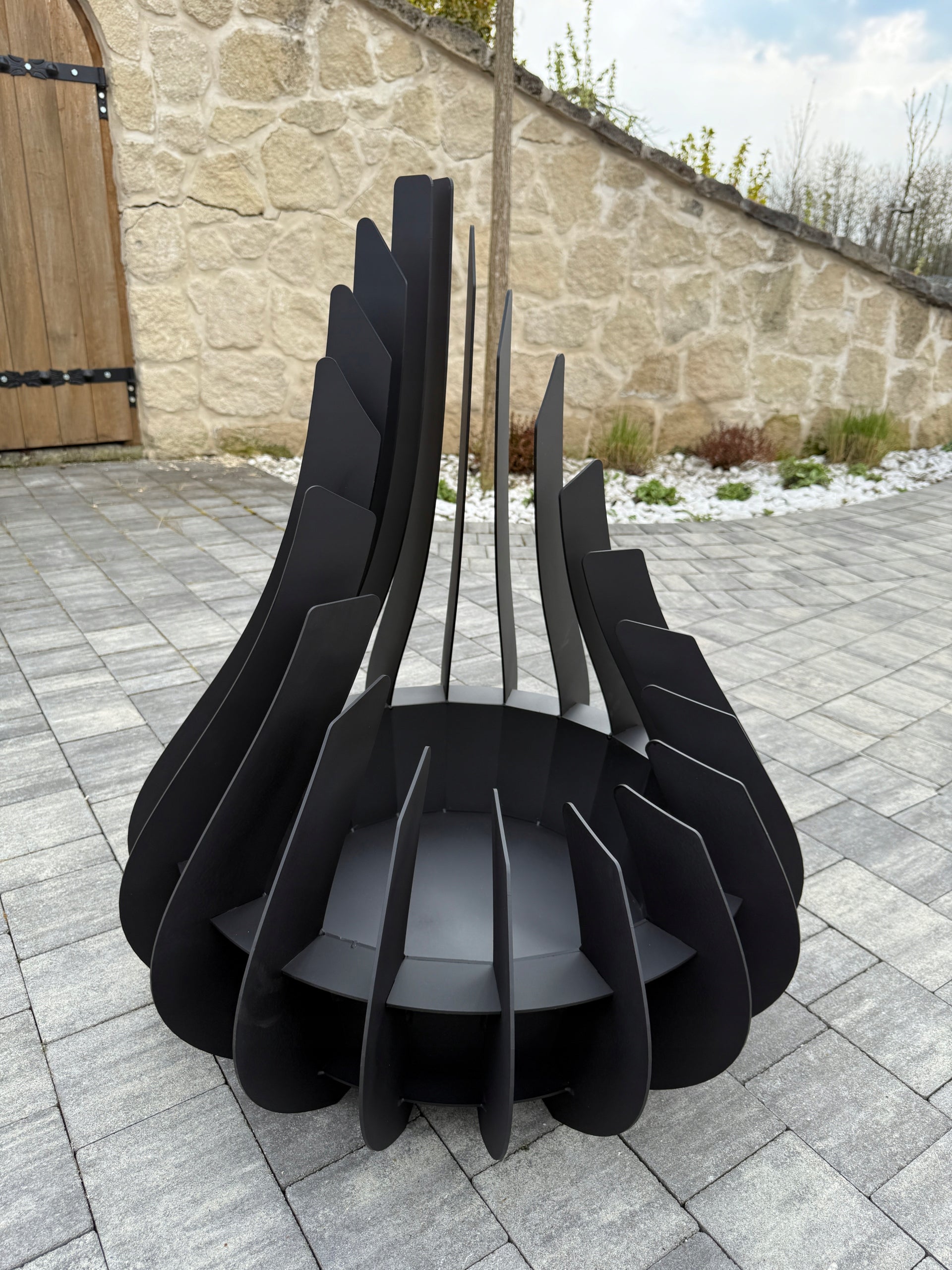 Garden fireplace BURNING TEAR 70cm Sheet 3mm Manufacturer Manufacturer no brand