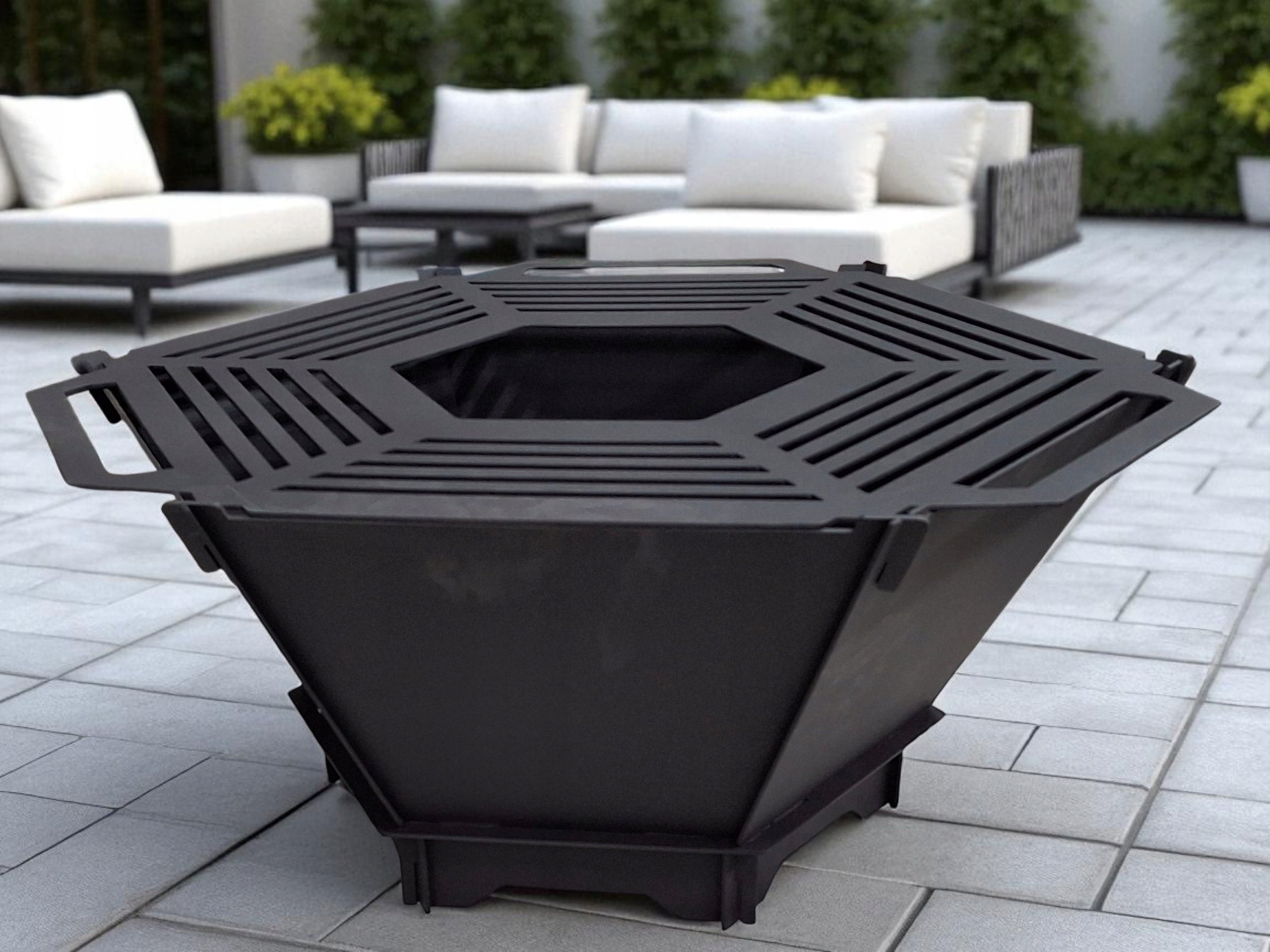 Garden fireplace for boiler, pot BW 3mm sheet metal manufacturer WELD-TECH