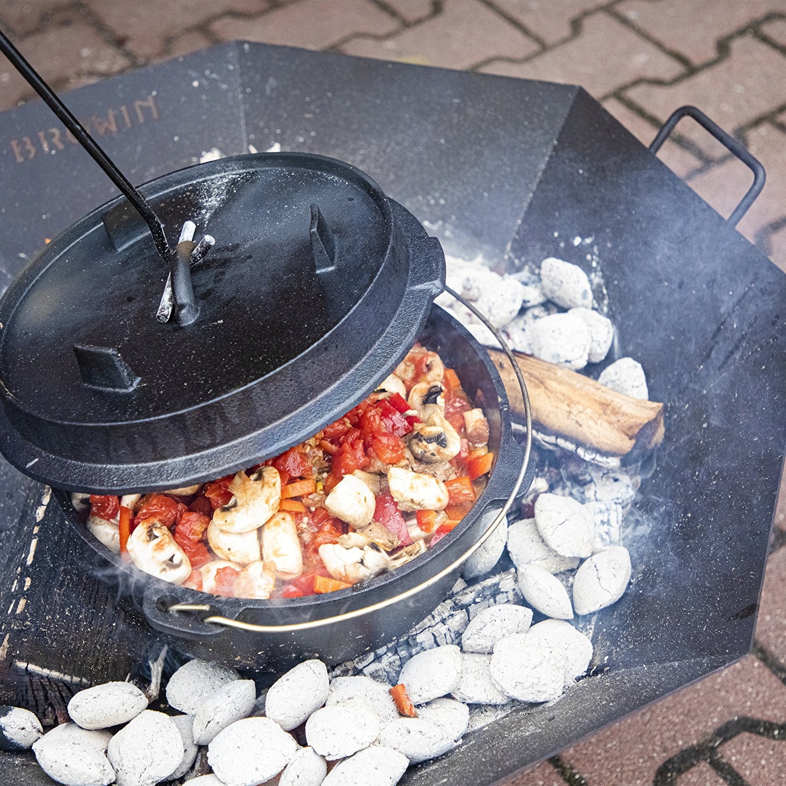 Garden fireplace large fireplace bowl 60 cm steel Weight 10.5 kg