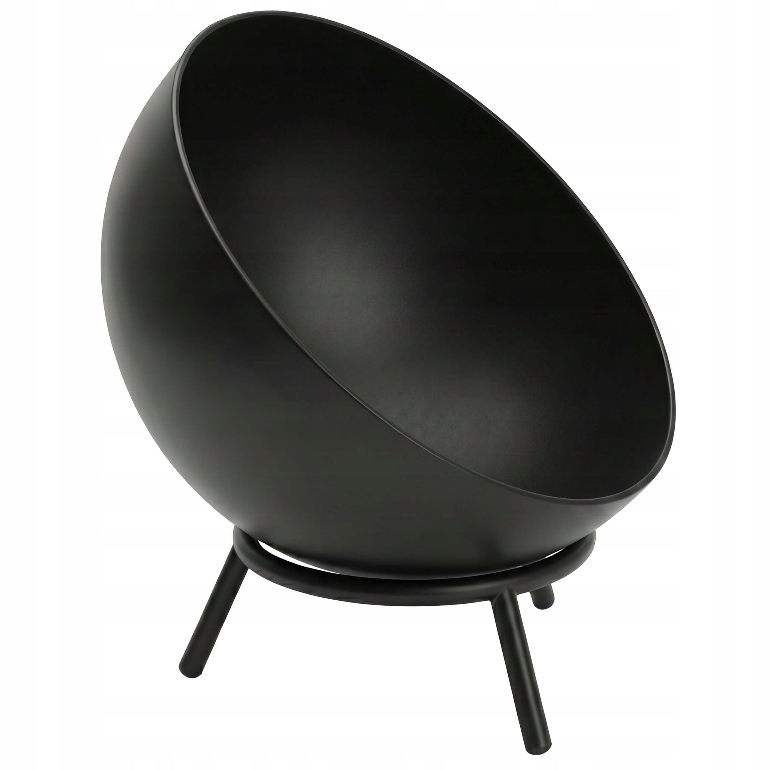 Garden fireplace large steel for fireplace grill tripod 57cm + poker Manufacturer code do ogrodu trójnóg grill ognisko misa miska