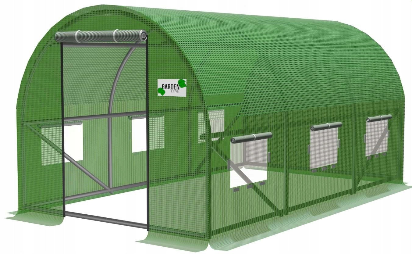 Garden foil TUNNEL for plot 3x2x2m Foil 6m2 GREENHOUSE strong