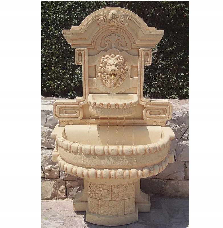 Garden fountain Wall-mounted Sola white cement conglomerate figure Ag-Bet Manufacturer code Fontanna przyścienna Sola