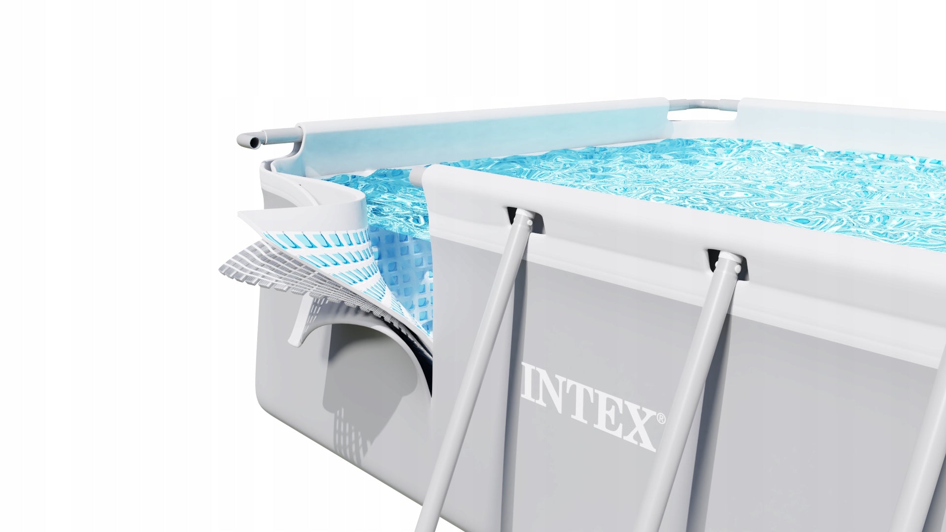 Garden frame pool + ACCESSORIES 18w1 488x244 INTEX 26792 model 2026 Volume 10874 l