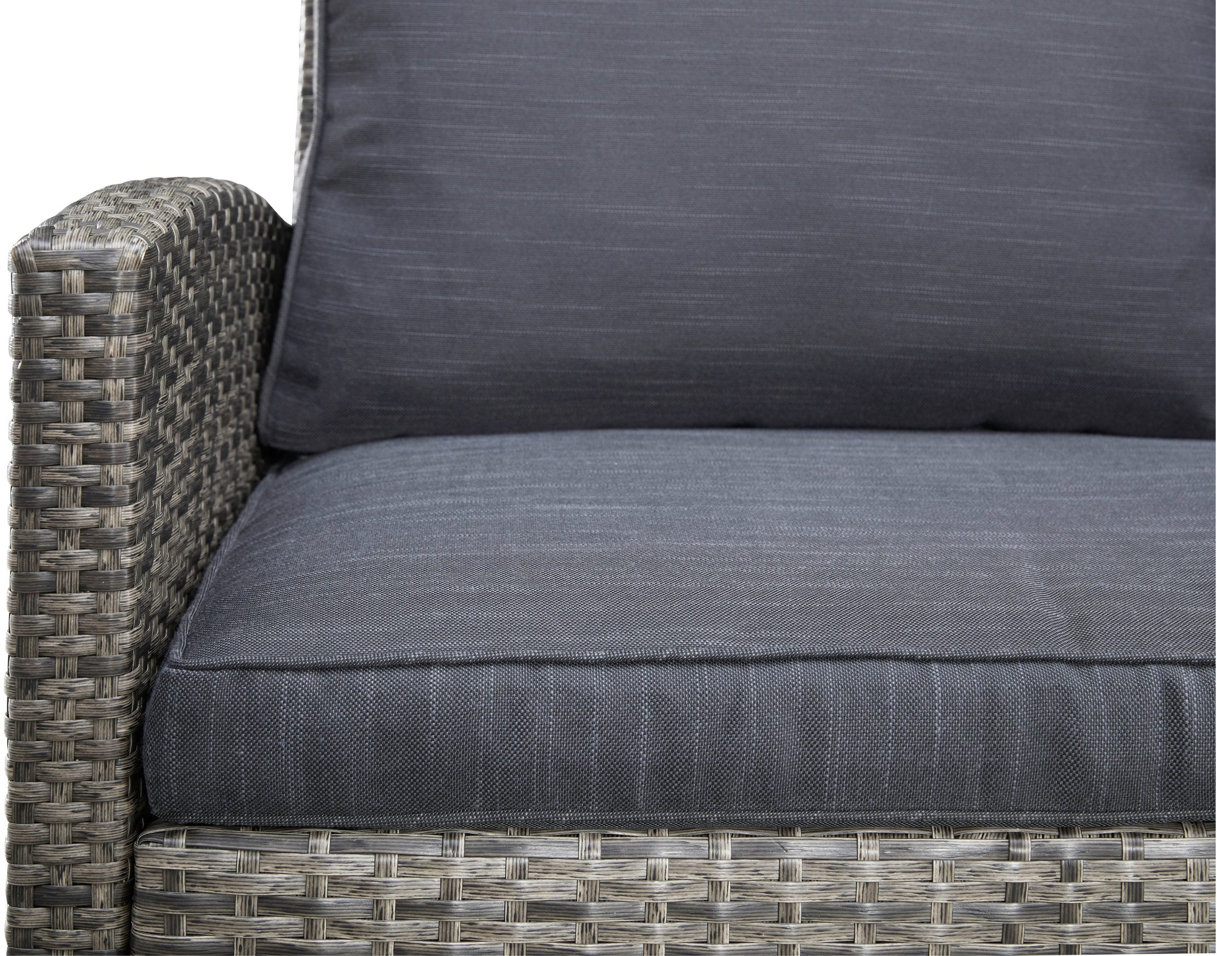 Garden furniture Konifera Amstardam brown rattan armchairs sofa table Line amsterdam