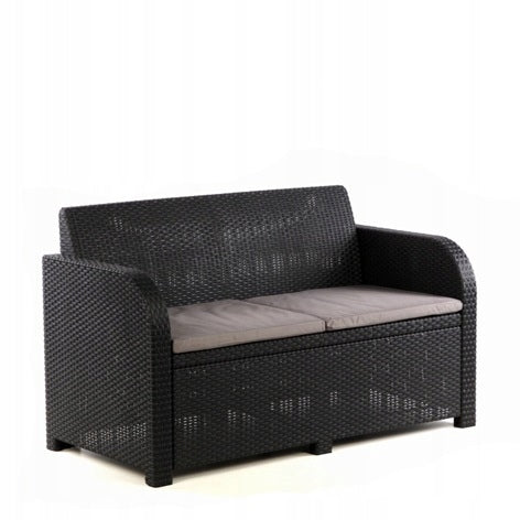 Garden furniture Set Terrace set Balcony Leisure GEORGIA 4os brown Main material synthetic material