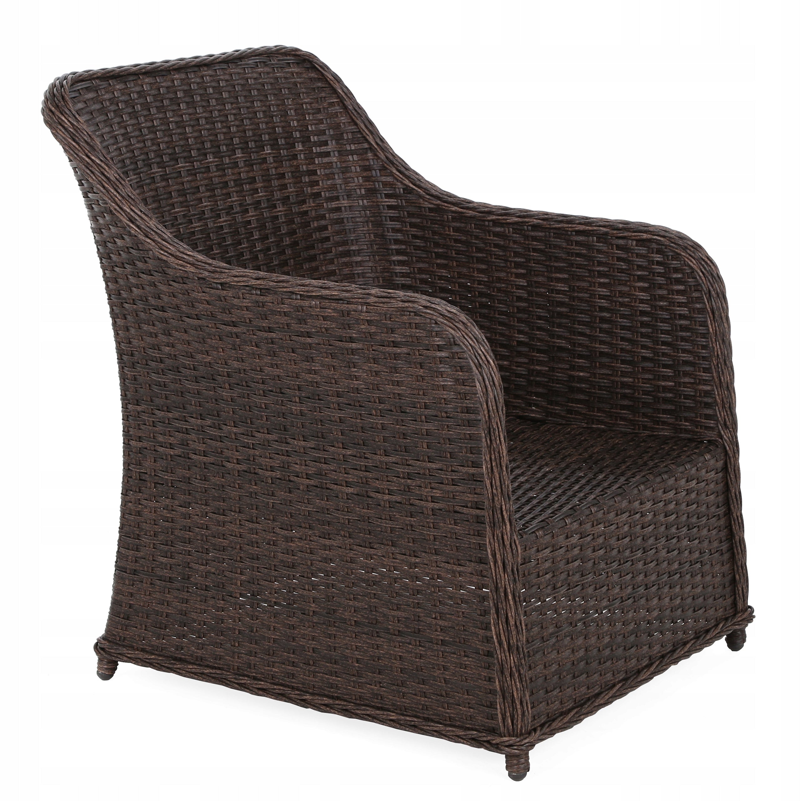 Garden furniture rattan corner set Bergamo Brown Mat/Brown Melange Assembly assembled furniture