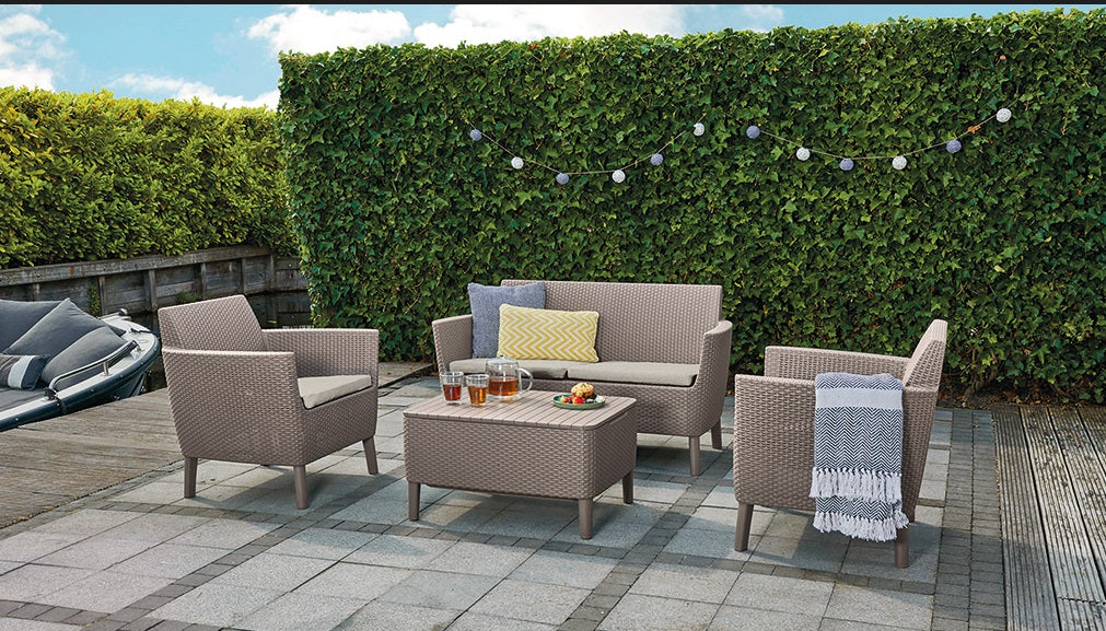 Garden furniture set 4 pers. + table Cappucino Salemo Keter Manufacturer code 253221