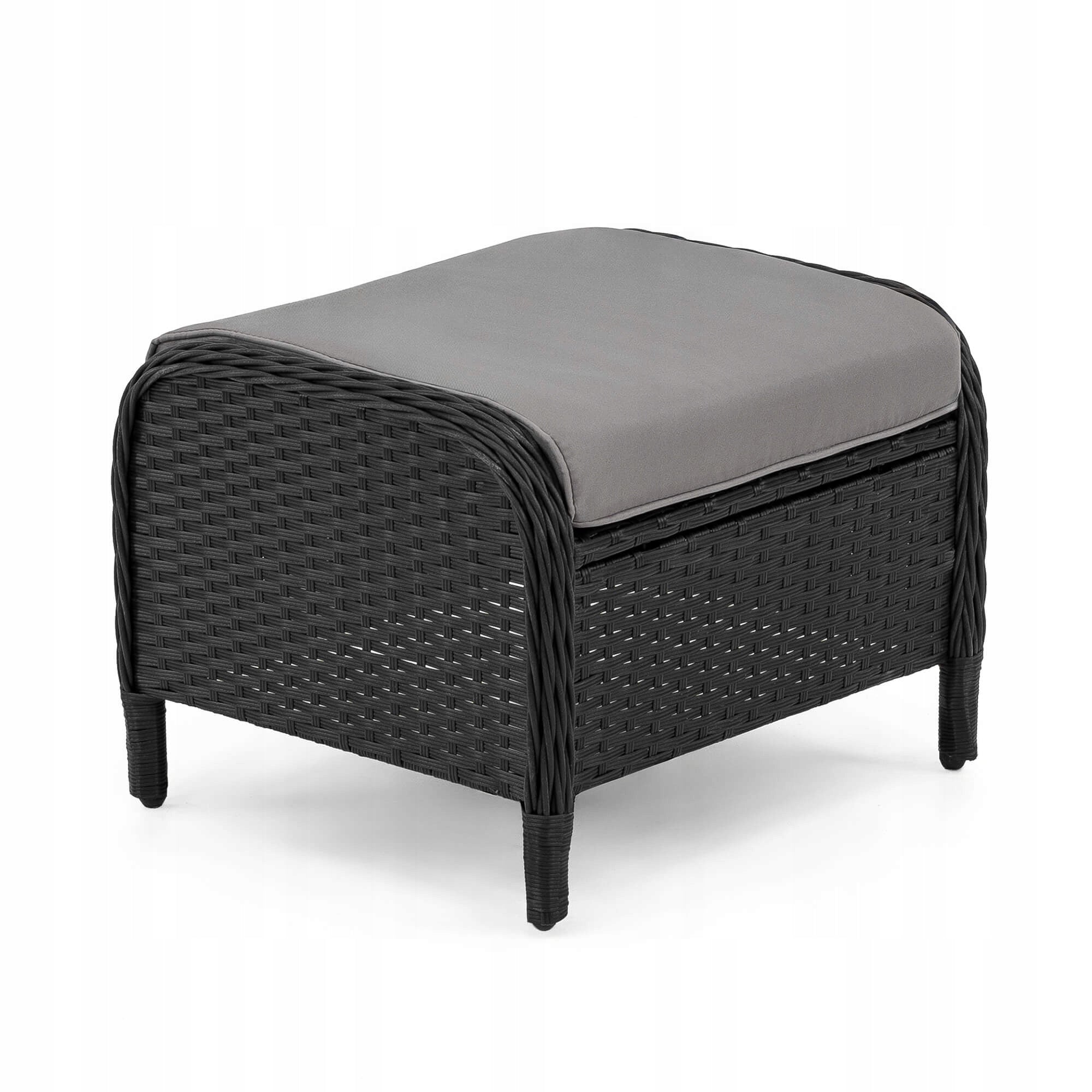 Garden furniture set ALICANTE technoratan black cushions adjustment EAN (GTIN) 5905388205069