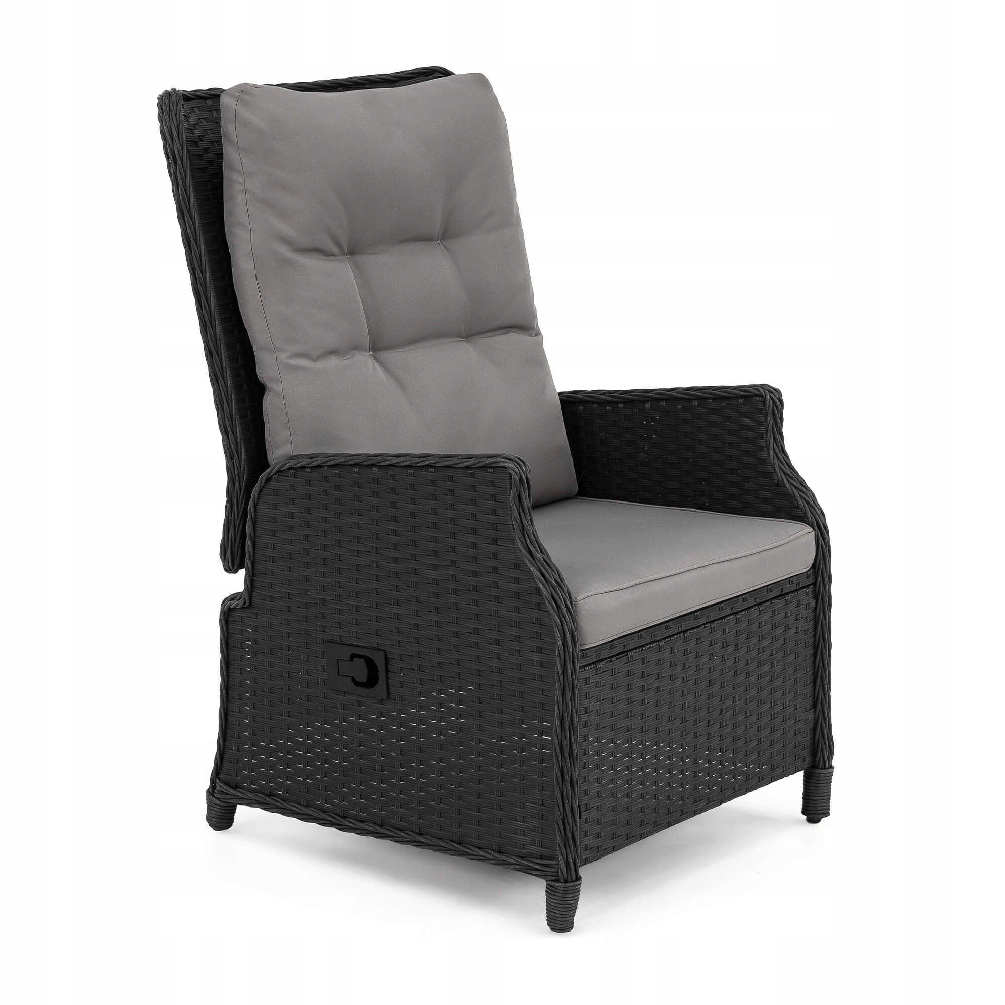 Garden furniture set ALICANTE technoratan black cushions adjustment Number of items in the set 6