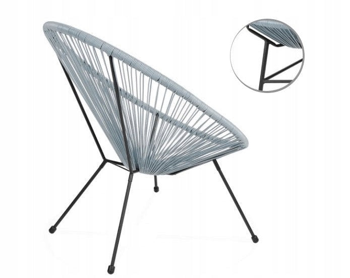 Garden furniture set Acapulco 2 chairs + table GREY Manufacturer Atos