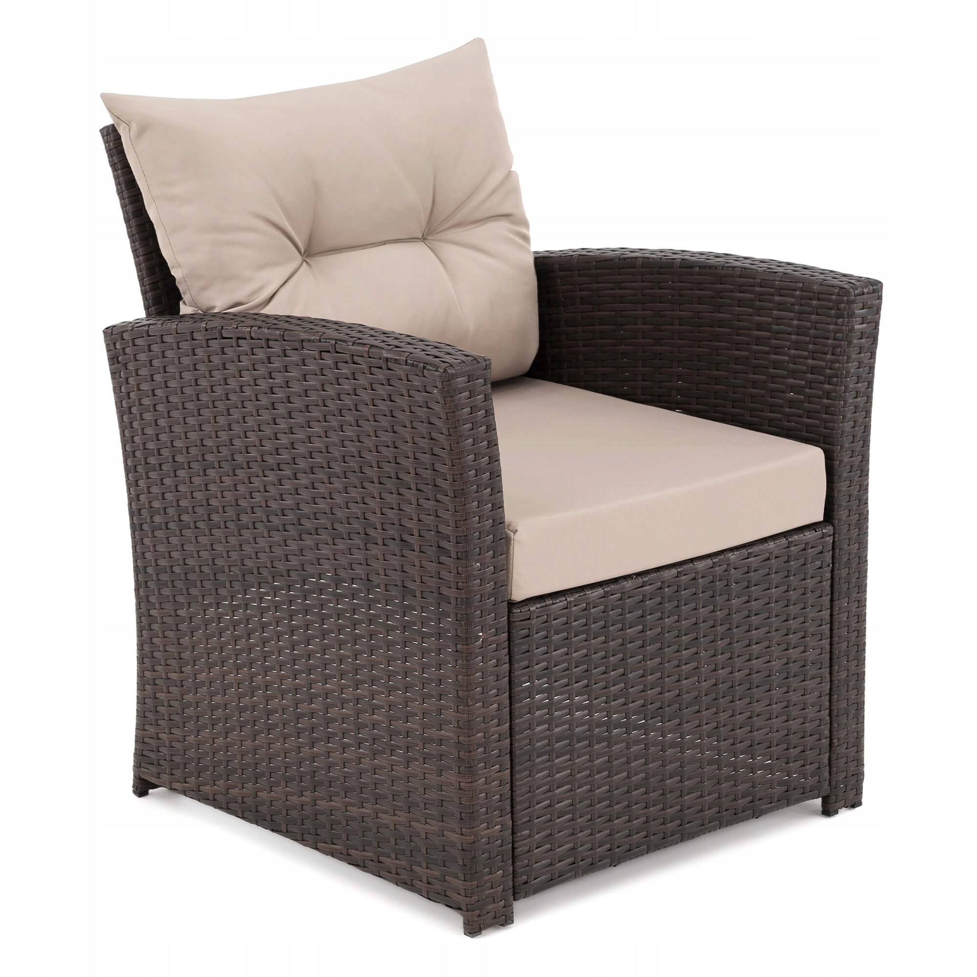 Garden furniture set Marseille 8 BP rattan brown cushions beige EAN (GTIN) 5905388204727