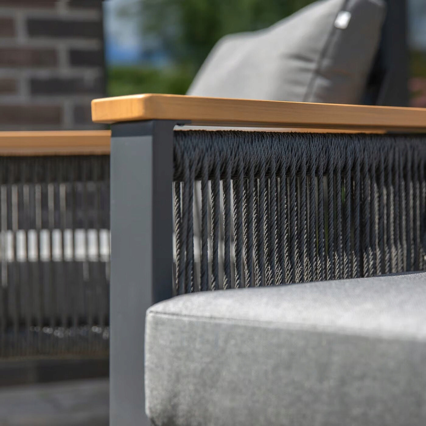 Garden furniture set PATIO Ada Anthracite Main material metal