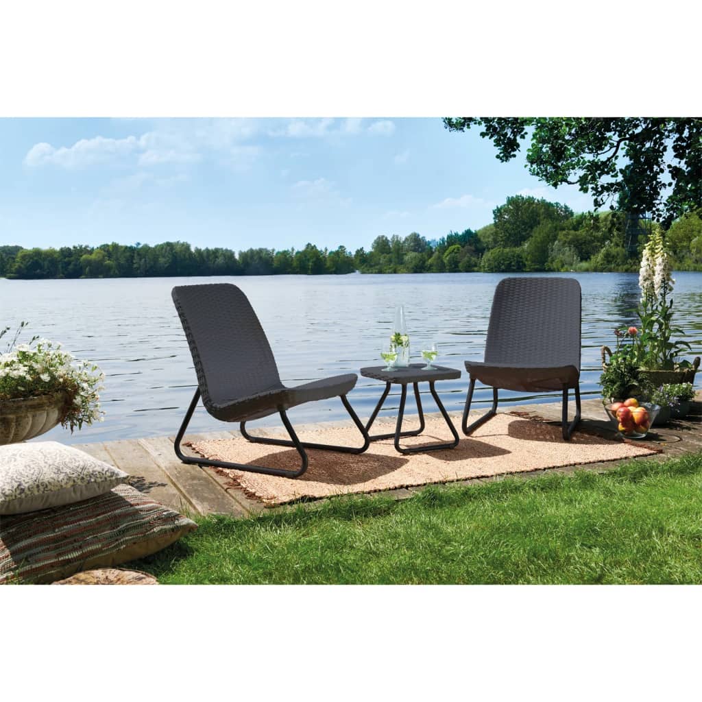 Garden furniture set Rio Patio Keter - graphite Number of items in the set 3