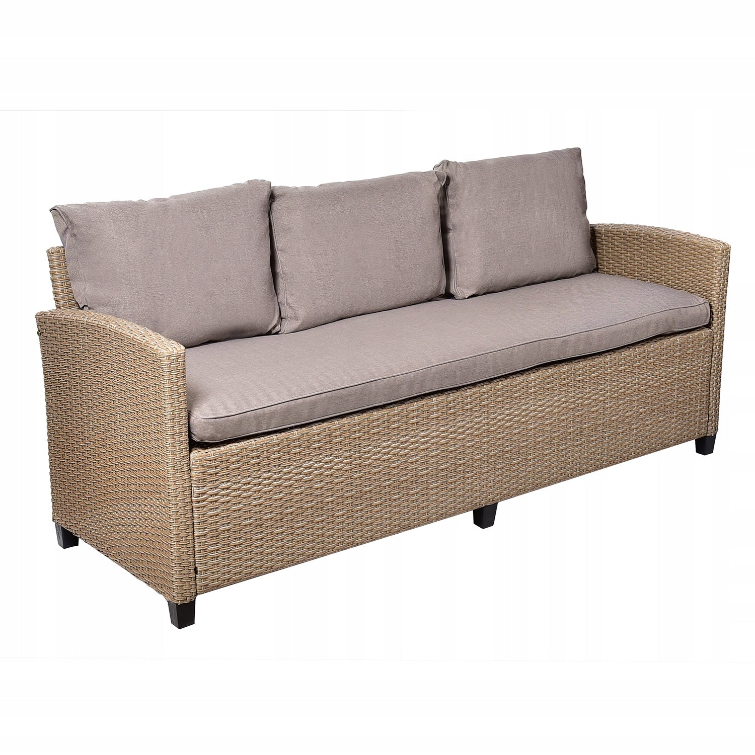 Garden furniture set TECHNORATTAN table sofa armchair seating set Number of items in the set 6