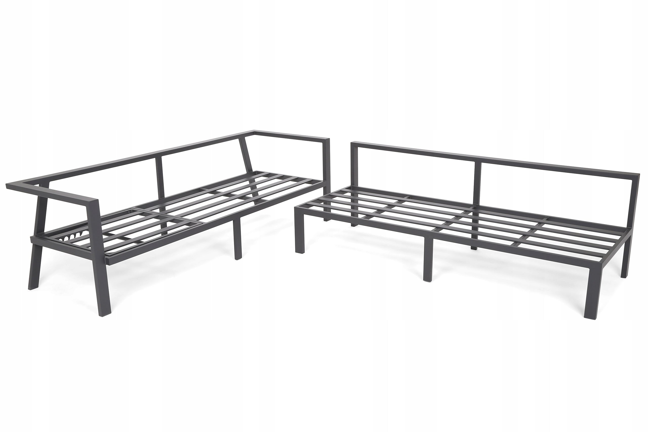 Garden furniture set aluminum set for terrace garden grey Galapagos Main material aluminum