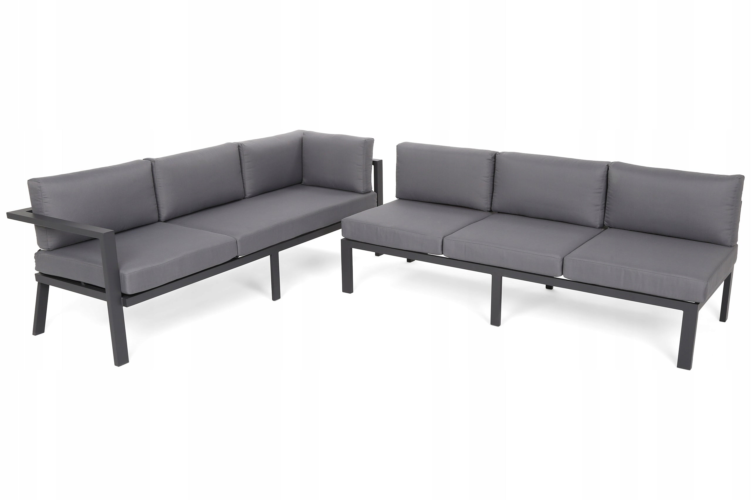 Garden furniture set aluminum set for terrace garden grey Galapagos Number of items in the set 5