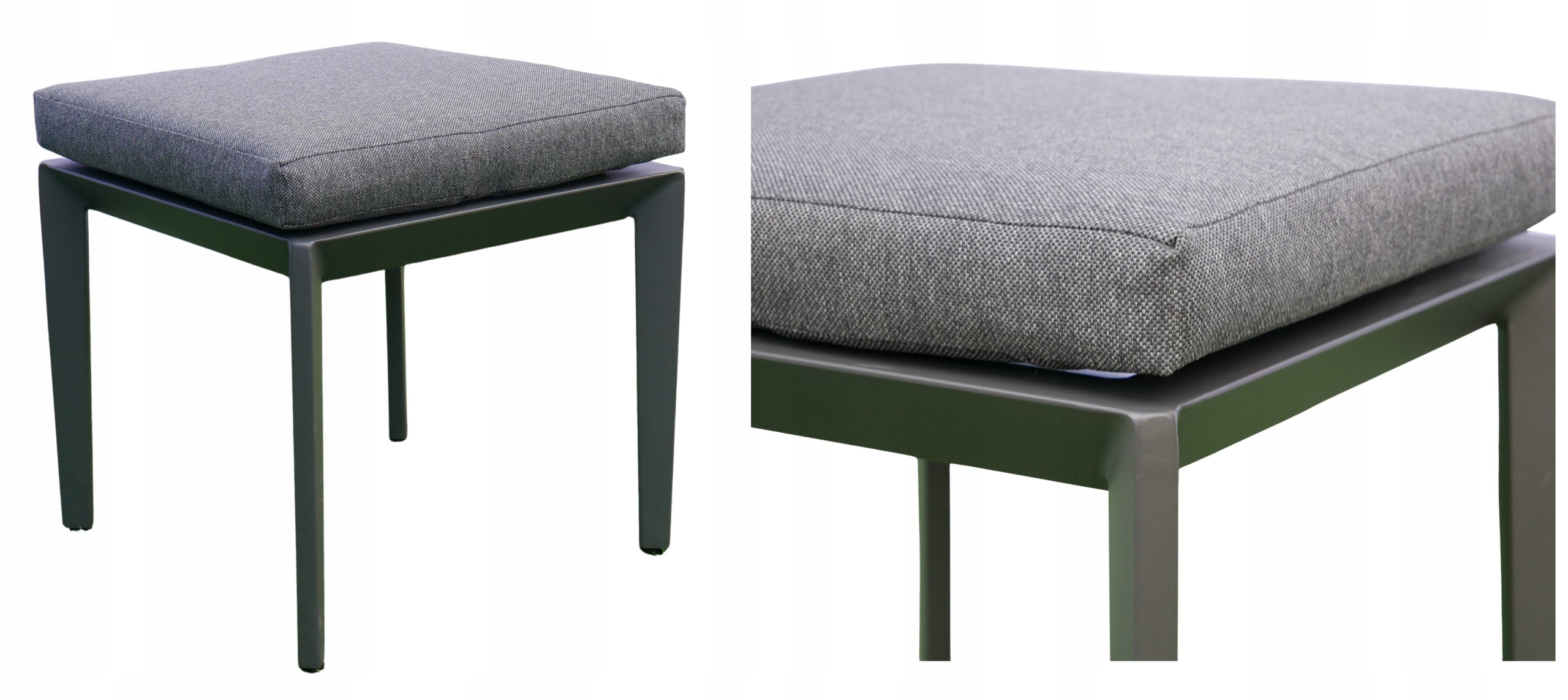 Garden furniture set corner aluminum rattan table adjustable Line Tallinn