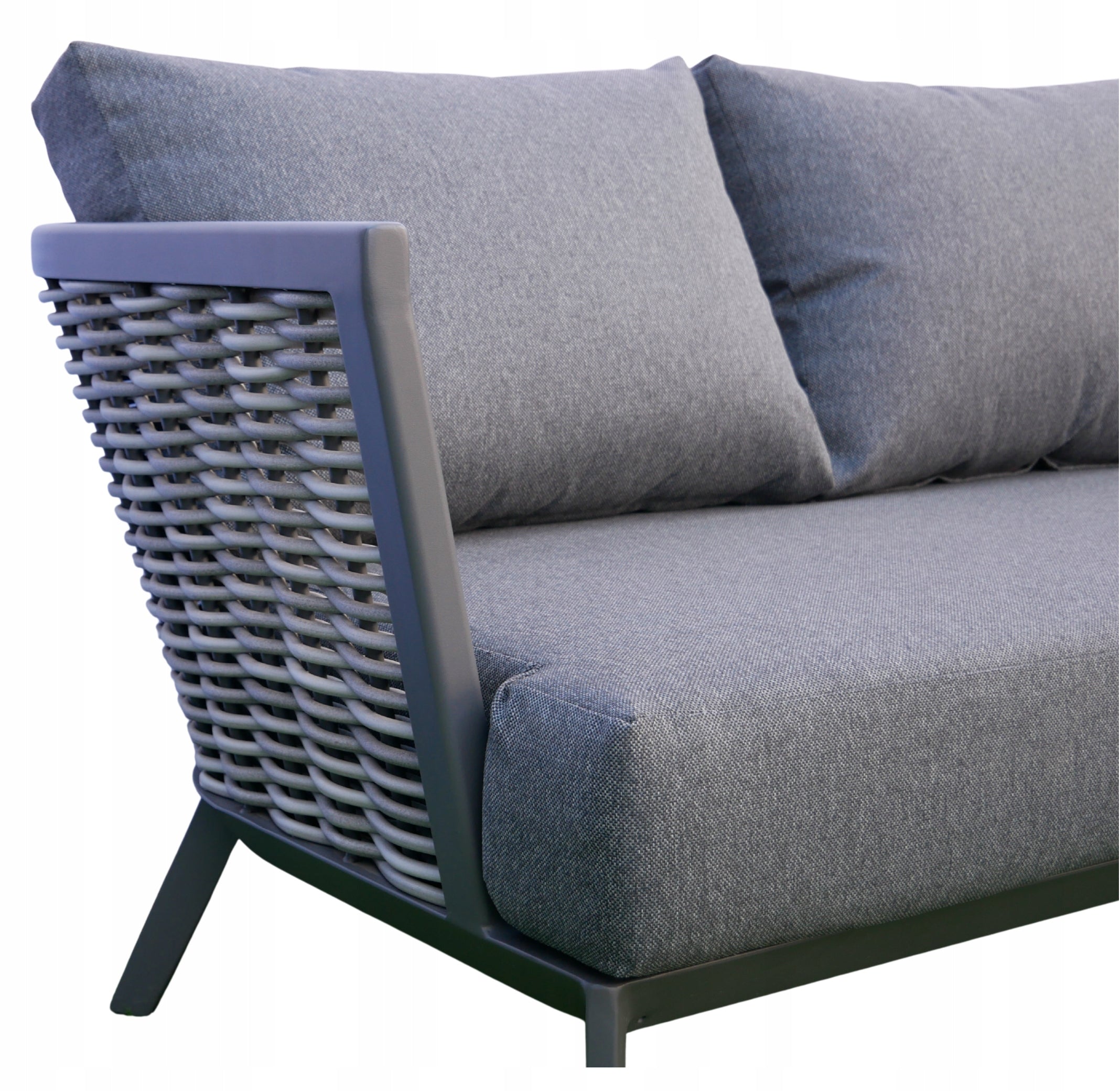 Garden furniture set corner aluminum rattan table adjustable Number of items in the set 5