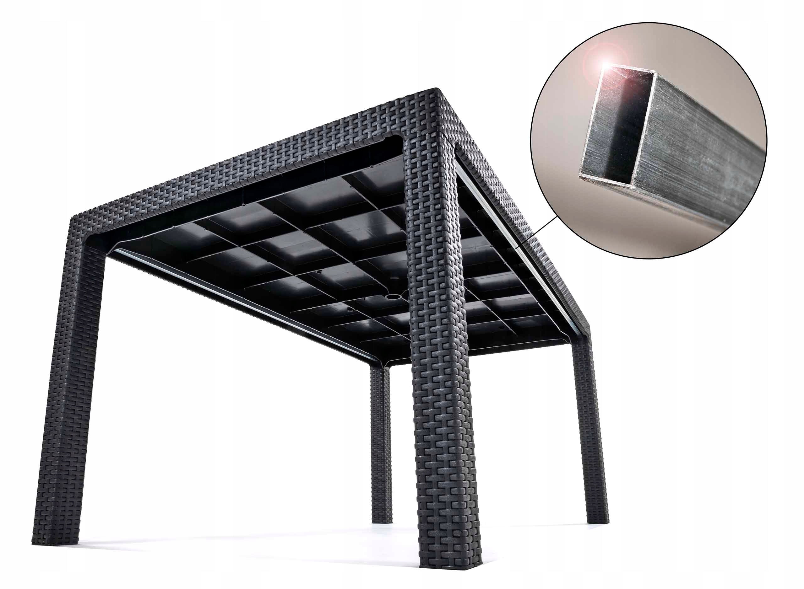 Garden furniture set for Terrace CORFU FIESTA graphite with Cushions Line Corfu Fiesta II