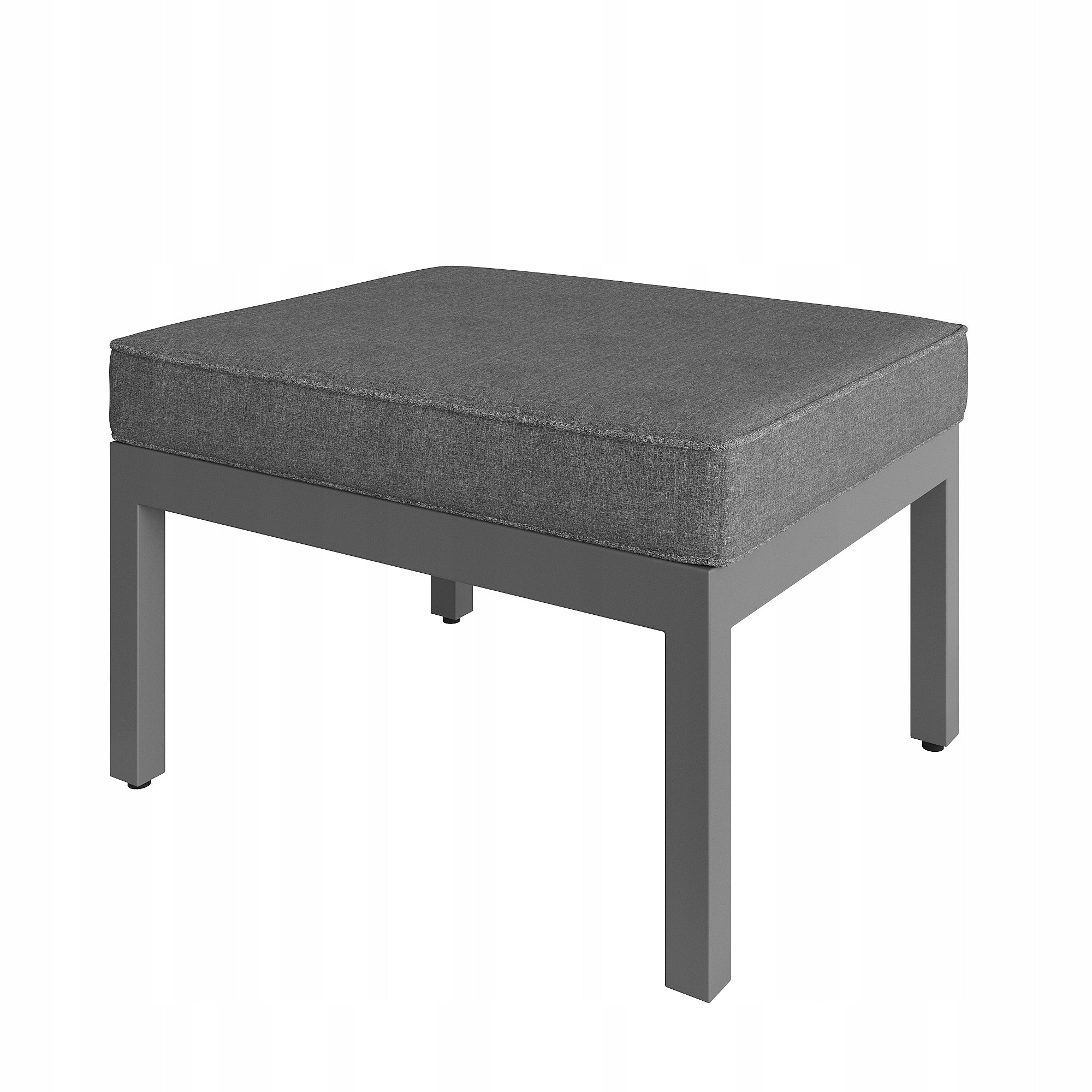 Garden furniture set lounge iron galvanized grey 7 people waterproof Color gray