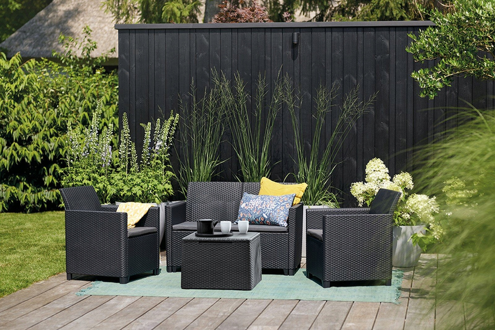 Garden furniture set plastic Keter Marie grey 4 el. EAN (GTIN) 8711245157375