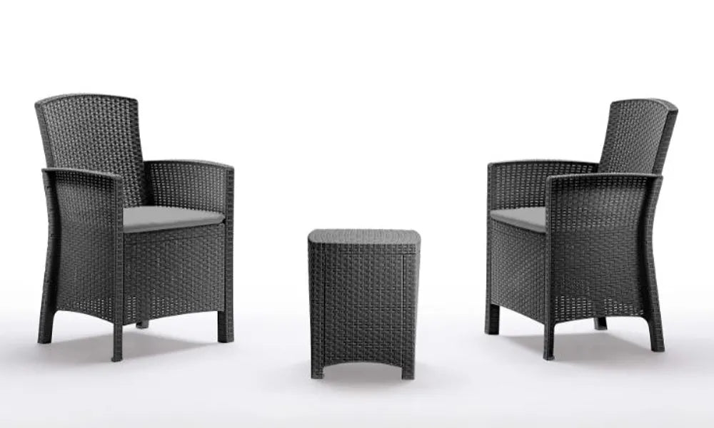 Garden furniture set rattan Bica grey 3 el. EAN (GTIN) 8003723491218