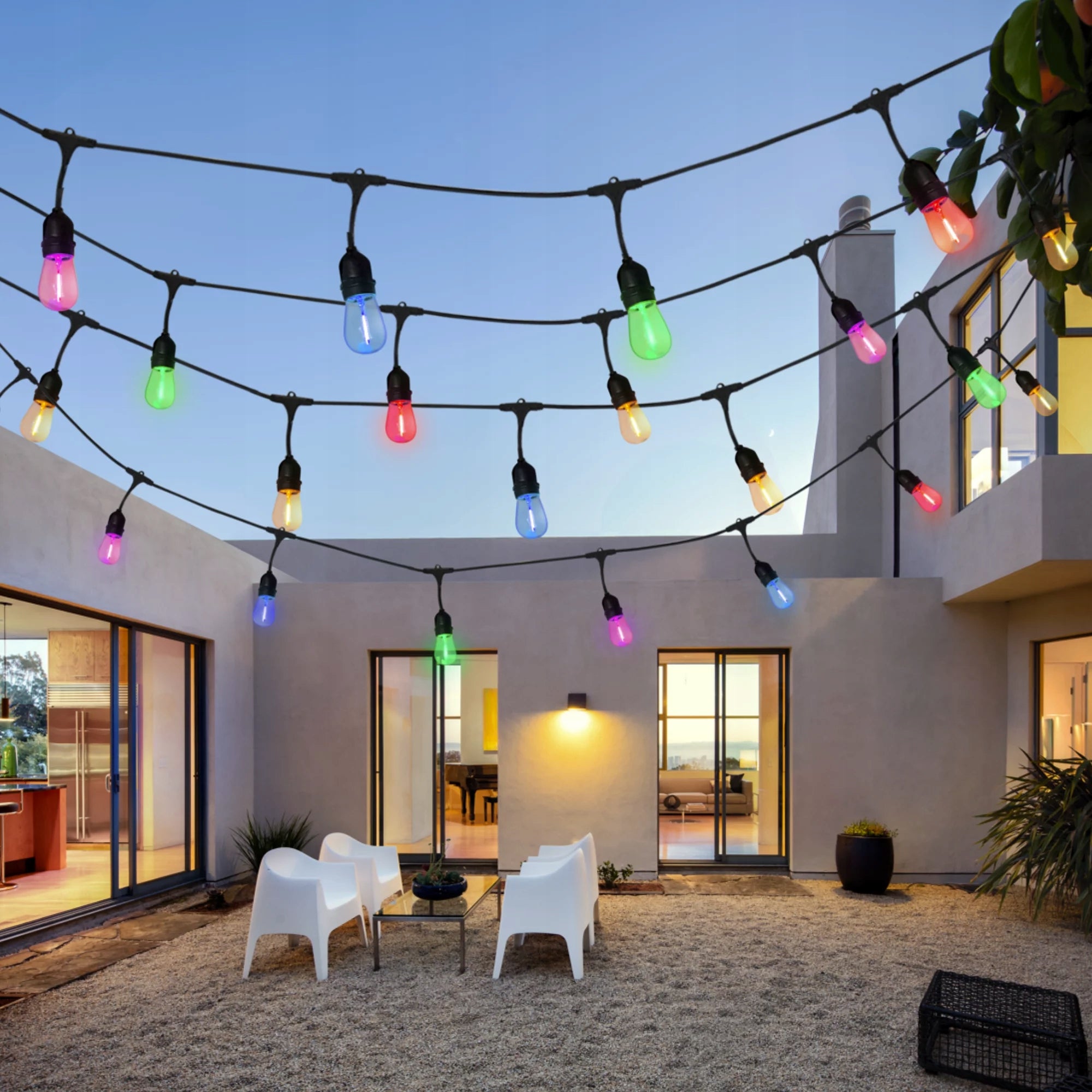 Garden garland Christmas lights LED PARTY 760cm IP44 2700K 500lm 322166 Brand Polux
