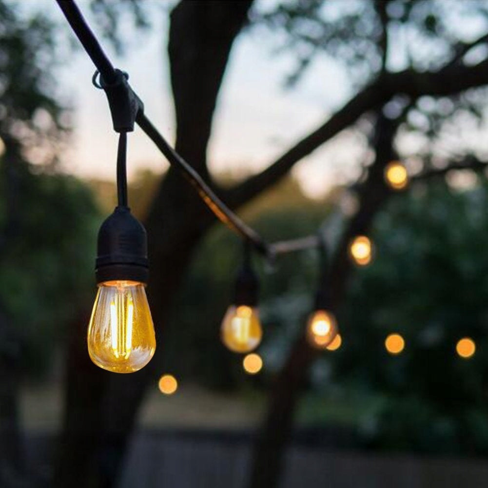 Garden garland LED light 5m + 5x LED bulb E27 waterproof EAN (GTIN) 5903796194357