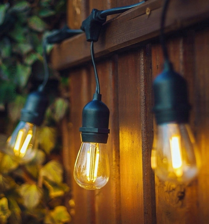 Garden garland LED light 5m + 5x LED bulb E27 waterproof Manufacturer code 08061