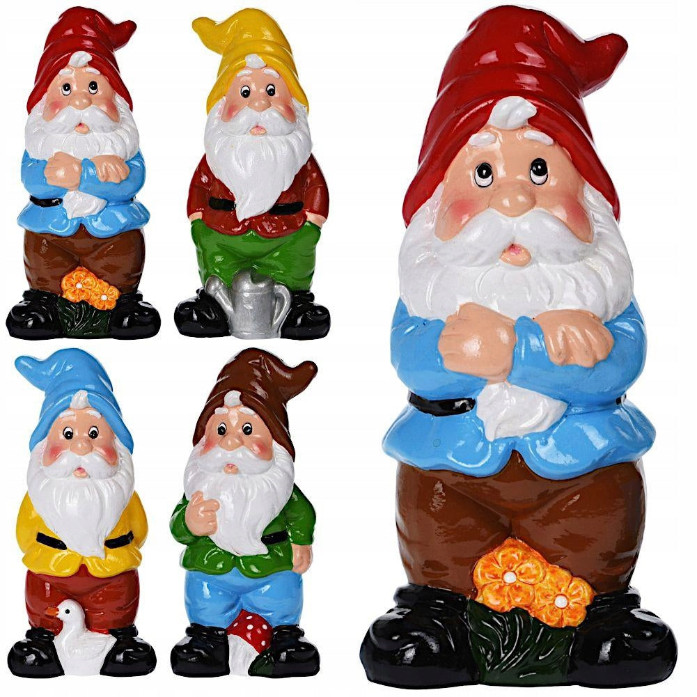 Garden gnome colorful ornament for garden figurine 20 cm Manufacturer Orion