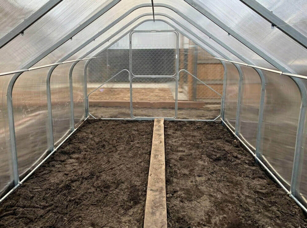 Garden greenhouse 2,75x4m POLYCARBONATE 4mm Profile 40x20mm GALVANIZED Cottage Product height 215 cm