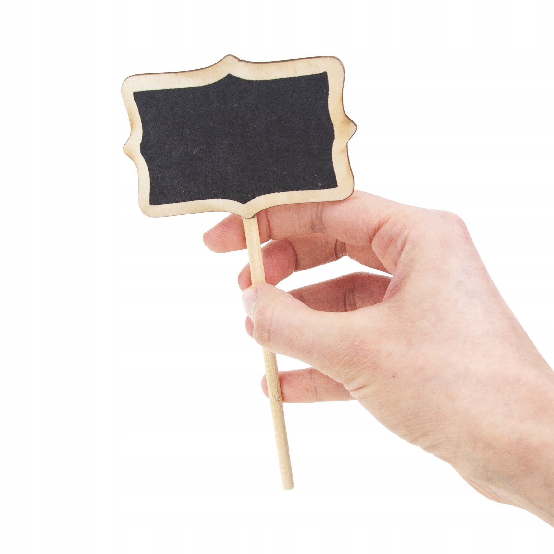Garden labels garden signs wooden marking seedlings 6pcs. Product height 18 cm