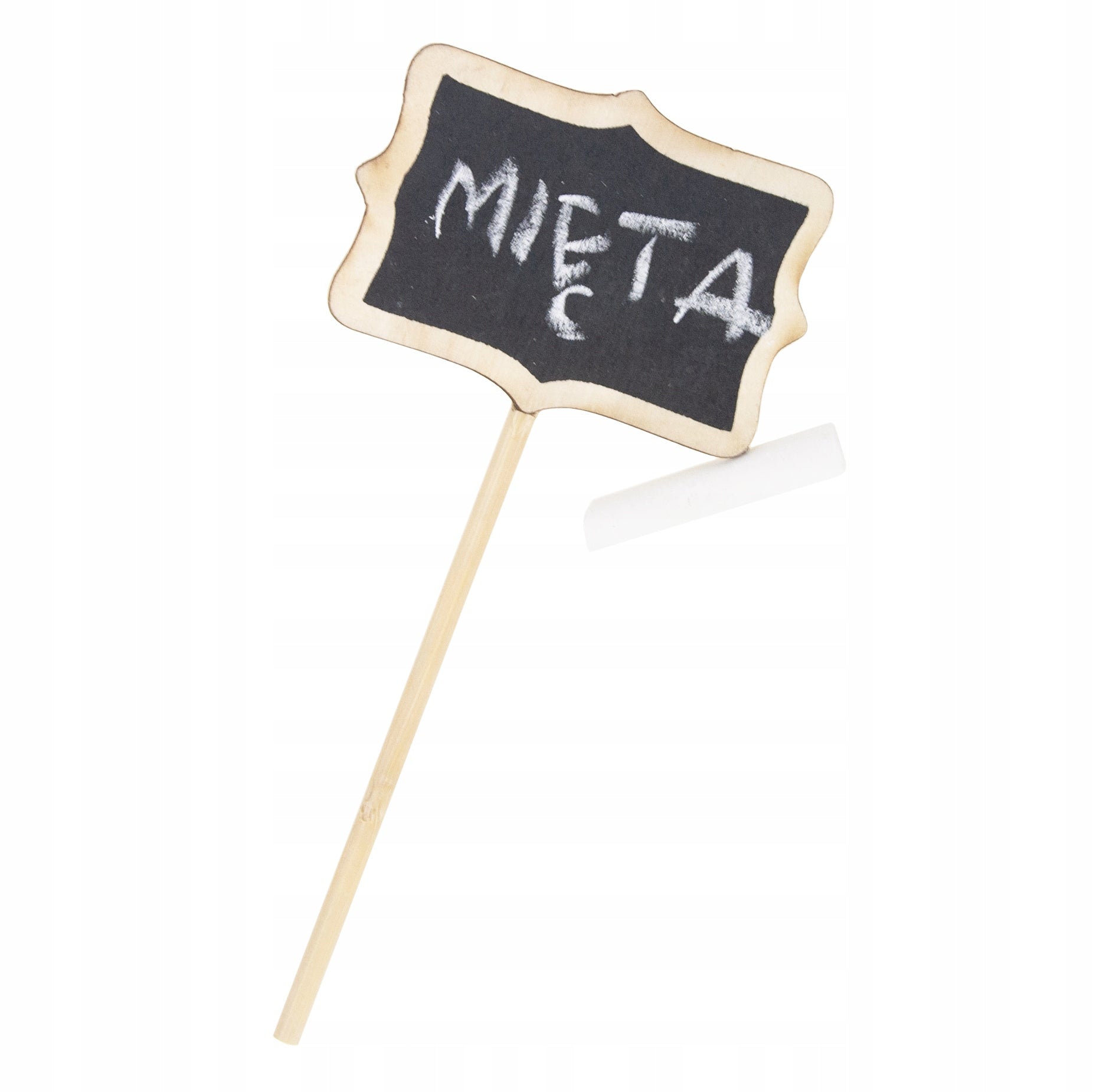 Garden labels garden signs wooden marking seedlings 6pcs. Width 85 mm