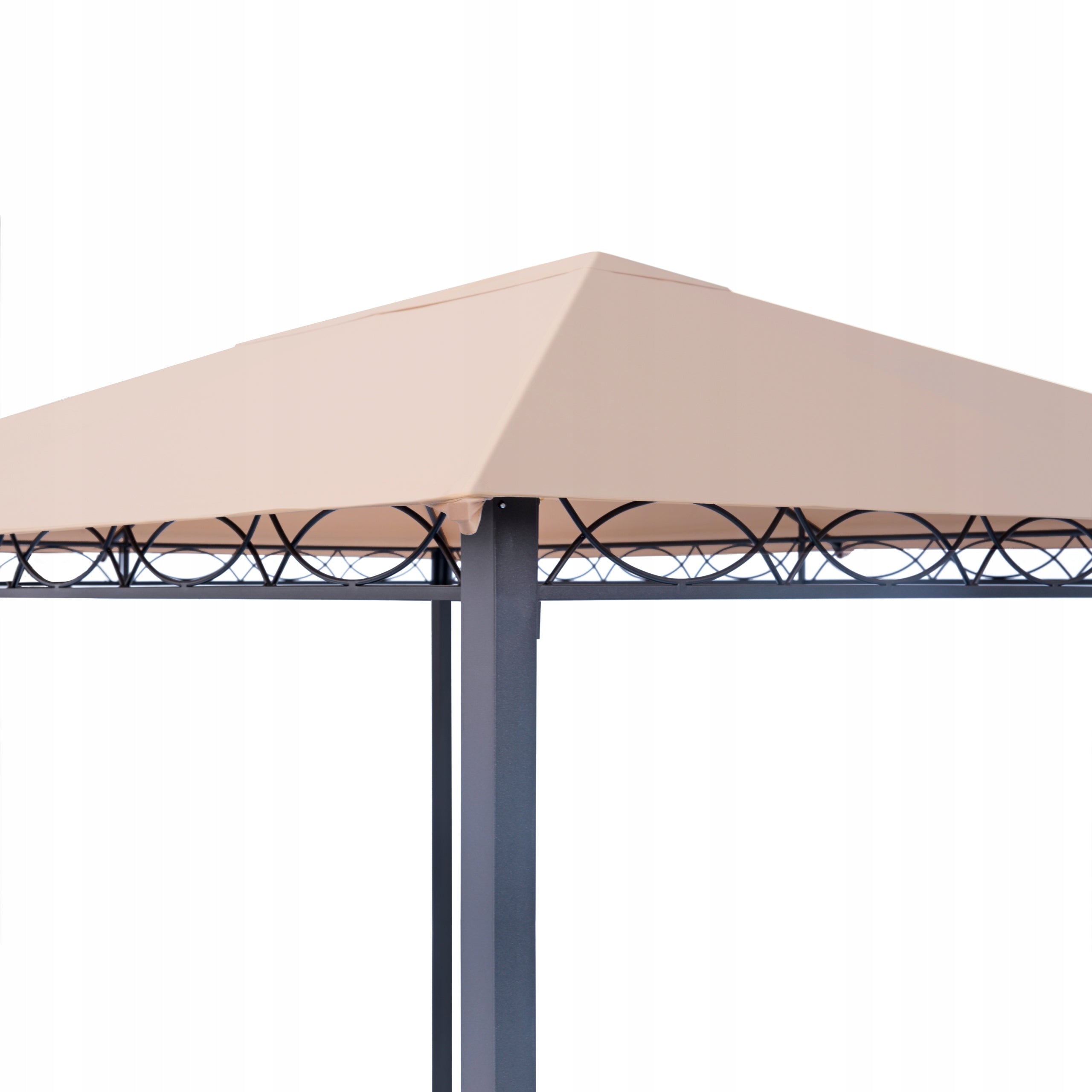 Garden pavilion 3x4 m Premium champagne Length 3 m