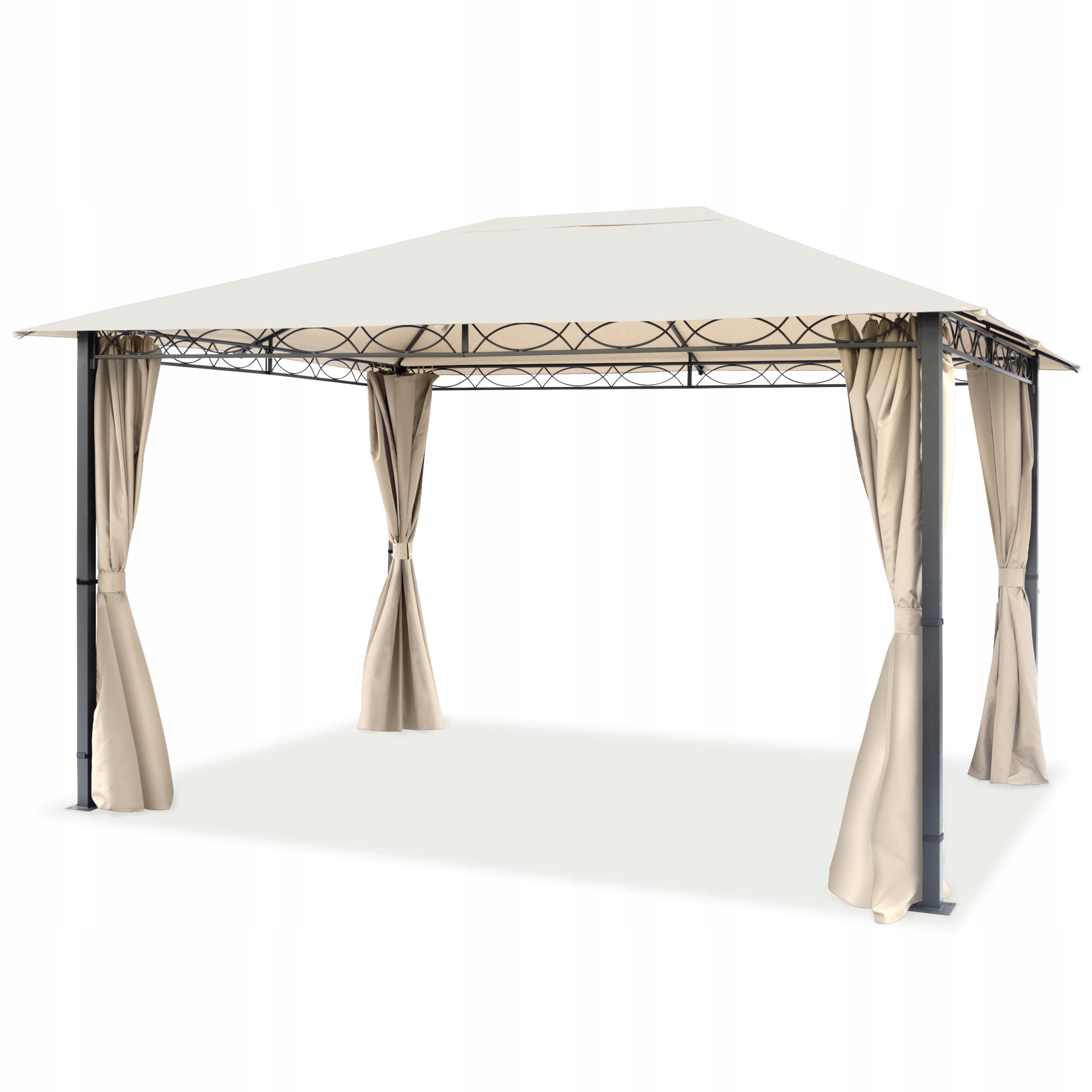 Garden pavilion 3x4 m Premium champagne
