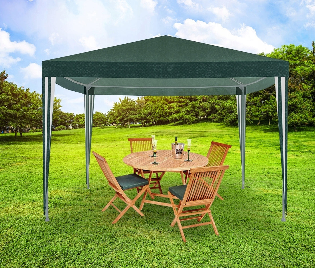 Garden pavilion gazebo party commercial tent for terrace 3x3 solid Number of side walls none