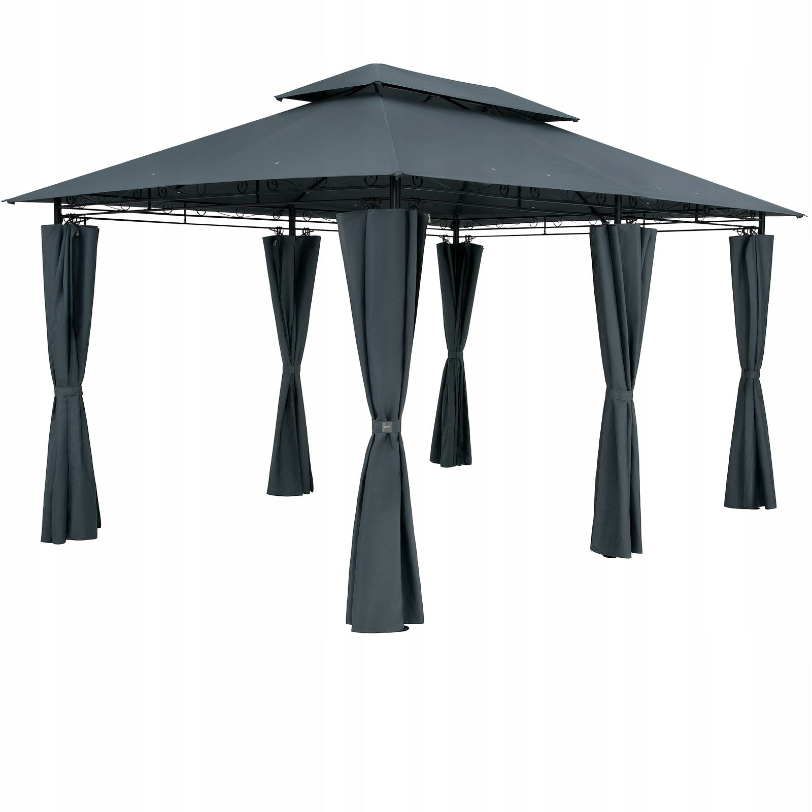 Garden pavilion gazebo party tent birthday 2,9x4x2,6m anthracite Manufacturer Casaria