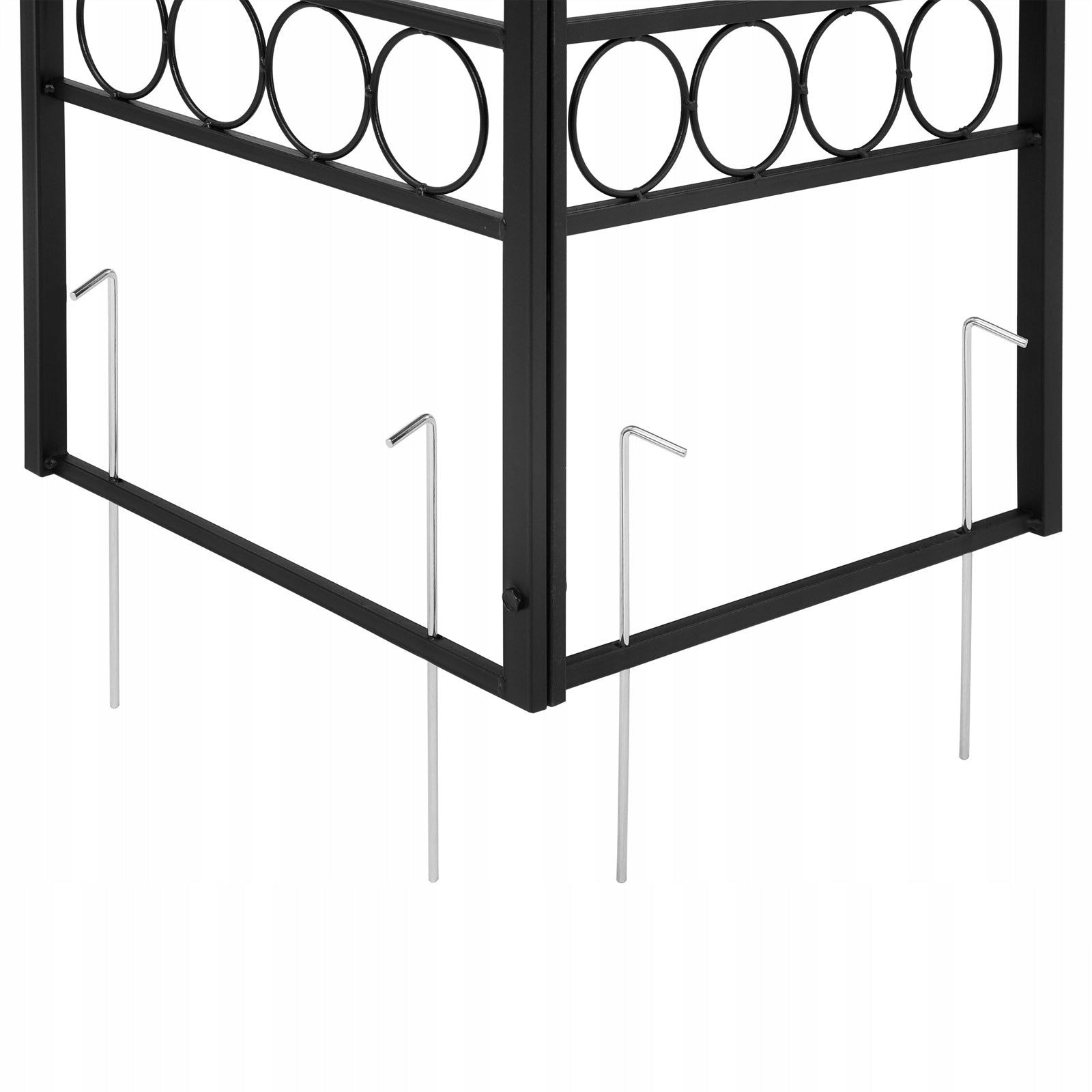 Garden pavilion gazebo party tent birthday 3x3x2,6m anthracite Type pavilion